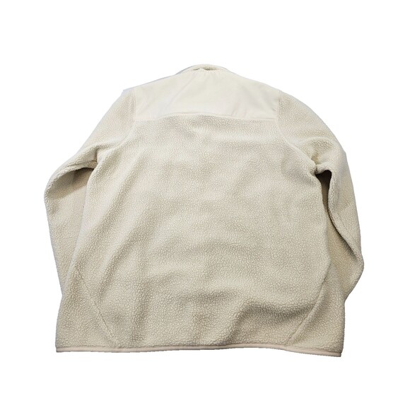 GC CUTS Men's XXL Polartec Full-Zip Pocket Sherpa Jacket Sweatshirt Off White - Picture 5 of 9